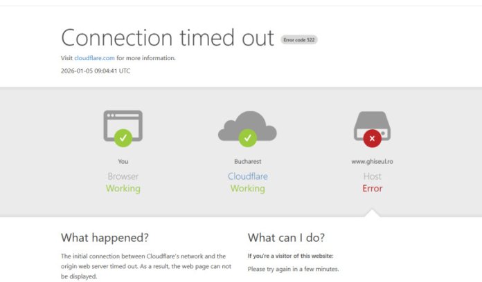 Ghișeul Ghișeul.ro s-a prăbușit din nou pentru a doua oară în acest an