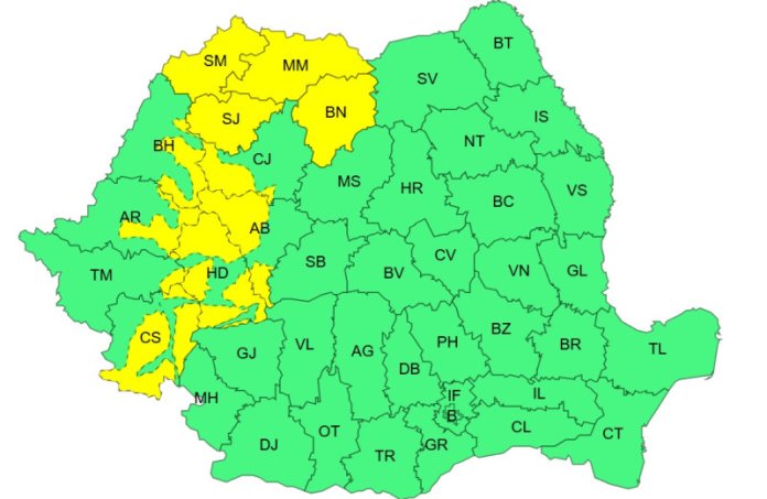 Vreme nefavorabilă în mare parte din țară. ANM a anunțat coduri galbene pentru precipitații, ninsoare, viscol și vânt intens Vreme nefavorabilă în mare parte din țară. ANM a anunțat coduri galbene pentru precipitații, ninsoare, viscol și vânt intens. Când va reveni căldura?