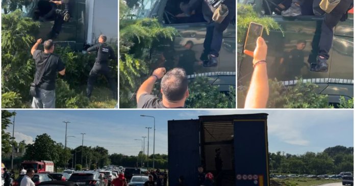 Polițiștii locali au utilizat spray lacrimogen și au făcut abuz asupra șoferului TIR-ului care a evadat de sub... Polițiștii locali au utilizat spray lacrimogen și au făcut abuz asupra șoferului TIR-ului care a evadat de sub...